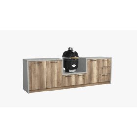 CONCRATE STYLE kültéri blokk konyha Yakiniku kamadoval