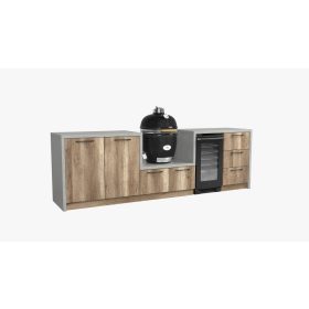 CONCRATE STYLE kültéri blokk konyha Yakiniku kamadoval