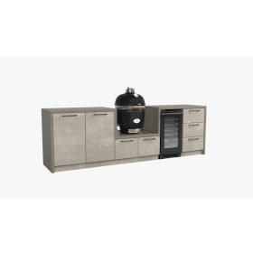 CONCRATE STYLE kültéri blokk konyha Yakiniku kamadoval