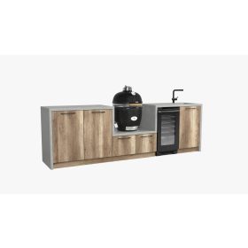 CONCRATE STYLE kültéri blokk konyha Yakiniku kamadoval