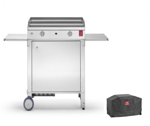 PLANET CHEF 55 füstmentes grill kocsival, ponyvával