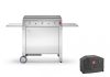 PLANET CHEF 80 cc 80 füstmentes grill kocsival, ponyvával