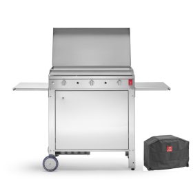   PLANET CHEF 80 cc 80 füstmentes grill kocsival, ponyvával, tetővel