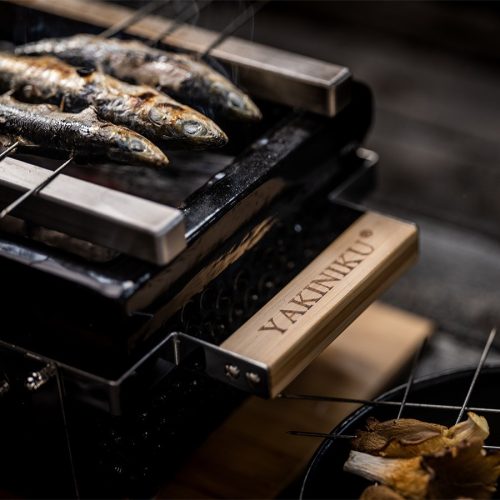 Yakiniku Shichirin Medium szögletes asztali kerámia grill