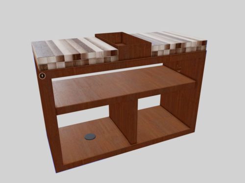 VULCANUS® Masterbutcher előkészítő asztal