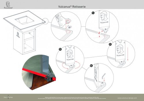 VULCANUS® Forgónyárs Pro730 Rotisserie