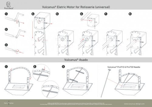 VULCANUS® Forgónyárs Pro910 Rotisserie