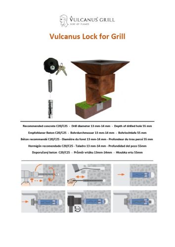 VULCANUS®  Lock - rögzítő zár