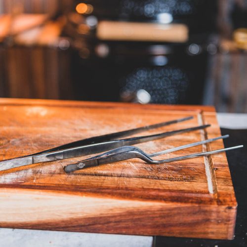 Yakiniku chef csipesz - ívelt