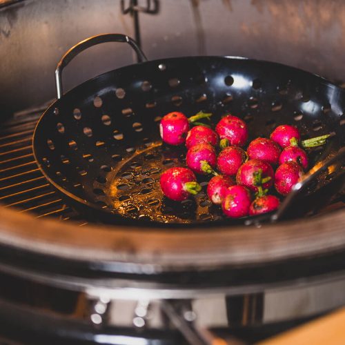 Yakiniku zöldségsütő wok serpenyő