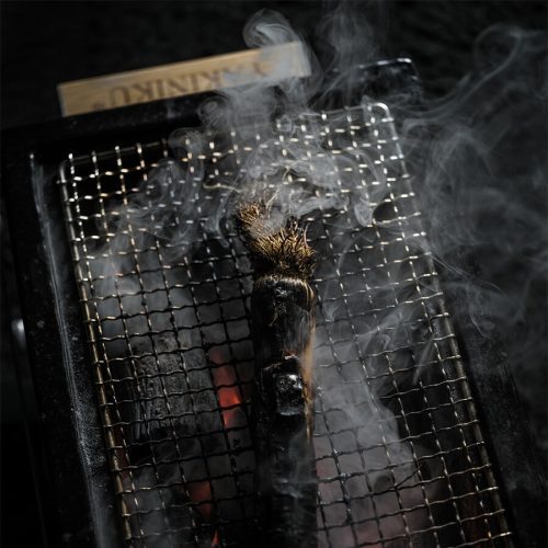 Yakiniku Shichirin rozsdamentes szögletes acél grillrács 