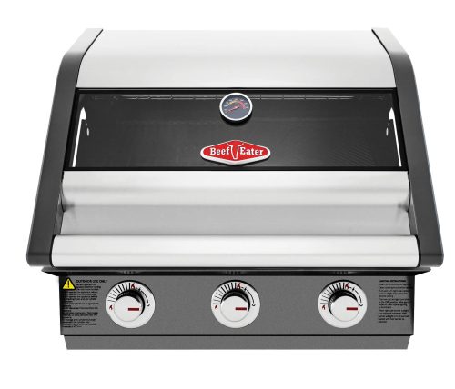 Beefeater 1600E 3 égős beépíthető barbecue - fekete zománcozott (BBG1630DAE)