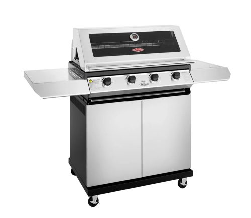 Beefeater 1200S 4 égős hordozható barbecue oldalégővel -  BBQ & Side Burner (BMG1241SBE)