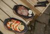 Öntöttvas Serpenyő pizzakemencékhez, bordázott