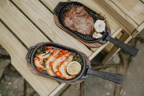 Öntöttvas Serpenyő pizzakemencékhez, bordázott