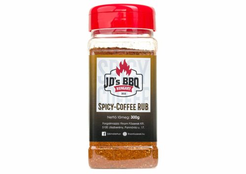 JD's BBQ Spicy-Coffee Rub szóródobozban 300 g   