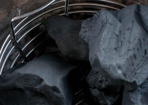 Faszén tartó kosár Junior modellekhez